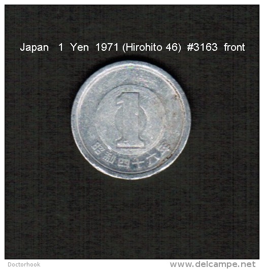 JAPAN    1  YEN  1971  (HIROHITO 46---SHOWA PERIOD)  (Y # 74) - Japan