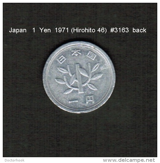 JAPAN    1  YEN  1971  (HIROHITO 46---SHOWA PERIOD)  (Y # 74) - Japan