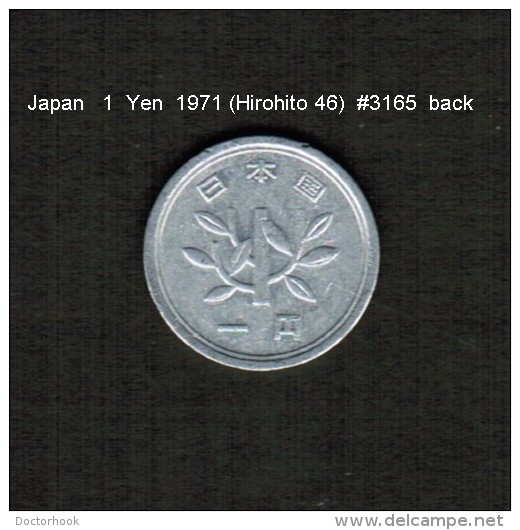 JAPAN    1  YEN  1971  (HIROHITO 46---SHOWA PERIOD)  (Y # 74) - Japan