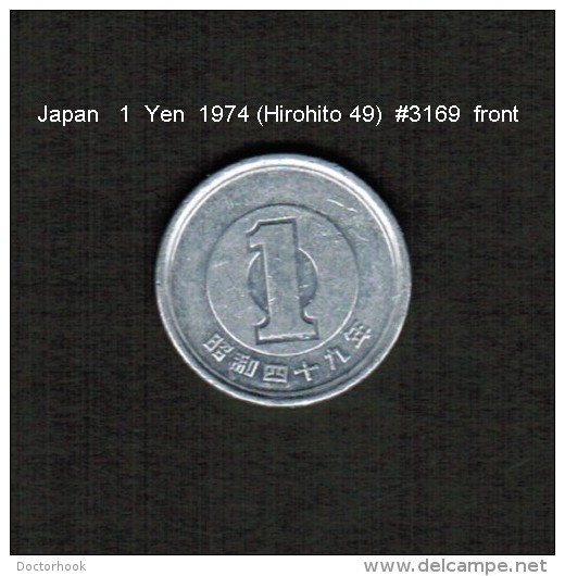 JAPAN    1  YEN  1974  (HIROHITO 49---SHOWA PERIOD)  (Y # 74) - Japon