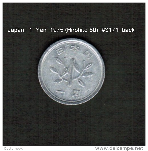 JAPAN    1  YEN  1975  (HIROHITO 50---SHOWA PERIOD)  (Y # 74) - Japan