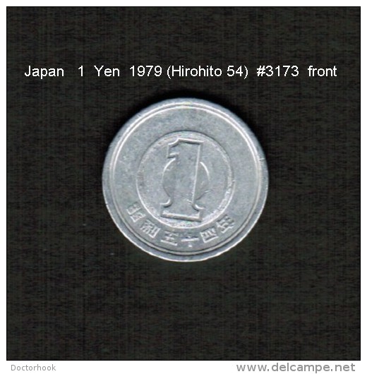 JAPAN    1  YEN  1979  (HIROHITO 54---SHOWA PERIOD)  (Y # 74) - Japon
