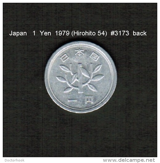 JAPAN    1  YEN  1979  (HIROHITO 54---SHOWA PERIOD)  (Y # 74) - Japon