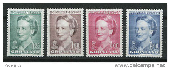 GROENLAND 1990 - Reine Margrethe II - Neuf ** Sans Charniere (Yvert 189/92) - Neufs
