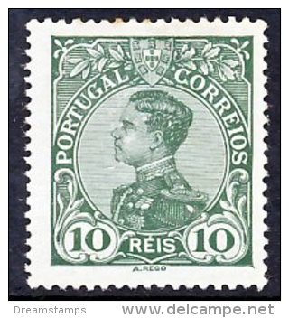 !										■■■■■ds■■ Portugal 1910 AF#158* King Manuel II 10 Réis (x1393) - Ungebraucht