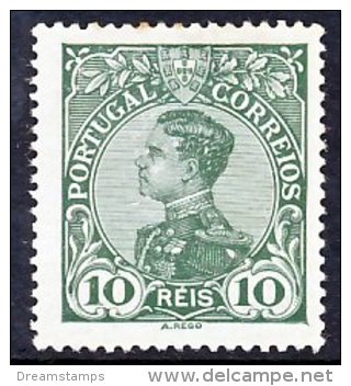 !										■■■■■ds■■ Portugal 1910 AF#158* King Manuel II 10 Réis (x1393) - Neufs