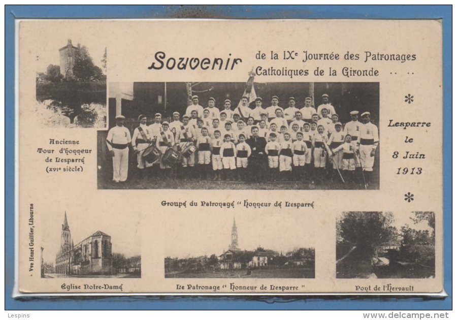 33 - LESPARRE -- Souvenir De La IX Journée Des Patronages - Lesparre Medoc