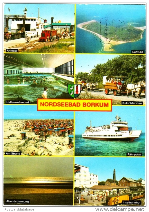 Nordseebad Borkum - & Boat, Railway Station - Borkum