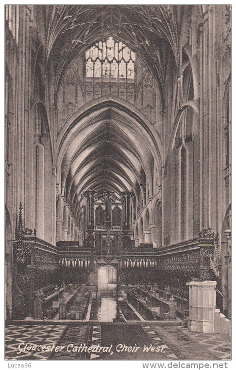 C1900 GLOUCHESTER CATHEDRAL - CHOIR WEST - Gloucester