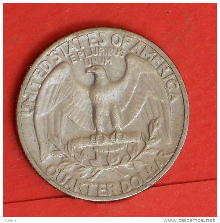 USA  25  CENTS  1969   KM# 165a  -    (Nº03726) - 1932-1998: Washington