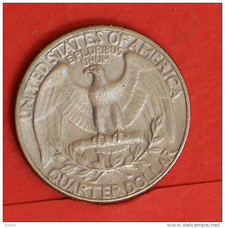 USA  25  CENTS  1971 D   KM# 165a  -    (Nº03728) - 1932-1998: Washington