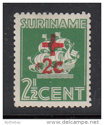 Surinam MH Scott #B39 2 1/2c + 2 1/2c Van Walbeeck's Ship - Surinam