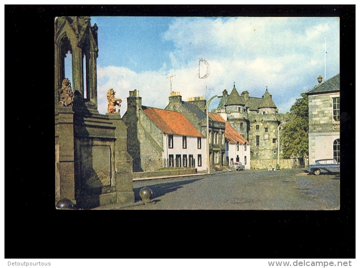 FALKLAND PALACE Burgh Of Fife  & Royal Palace Of Stuart Kings 1969  ( Auto Ford Anglia ) - Fife