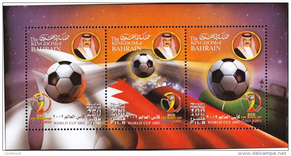 G)2002 BAHRAIN, FIFA WORLD CUP 2002 KOREA-JAPAN, S/S. MNH - Bahrain (1965-...)