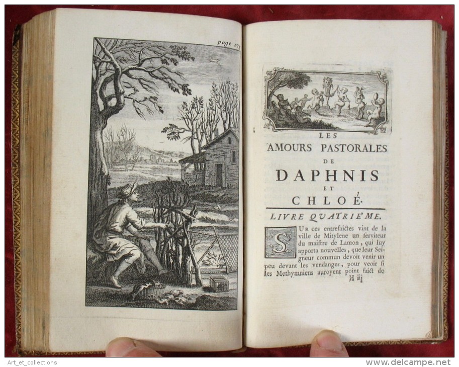 DAPHNIS Et CHLOÉ / Longus / Belle Édition De 1731 Illustrée Par J.-B. SCOTIN - 1701-1800