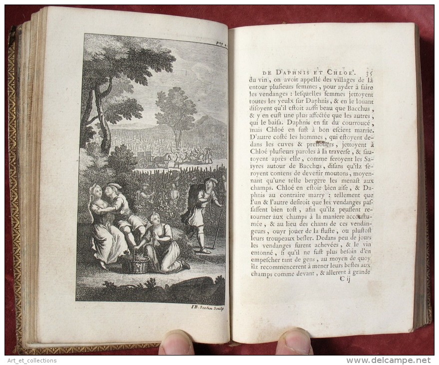 DAPHNIS Et CHLOÉ / Longus / Belle Édition De 1731 Illustrée Par J.-B. SCOTIN - 1701-1800