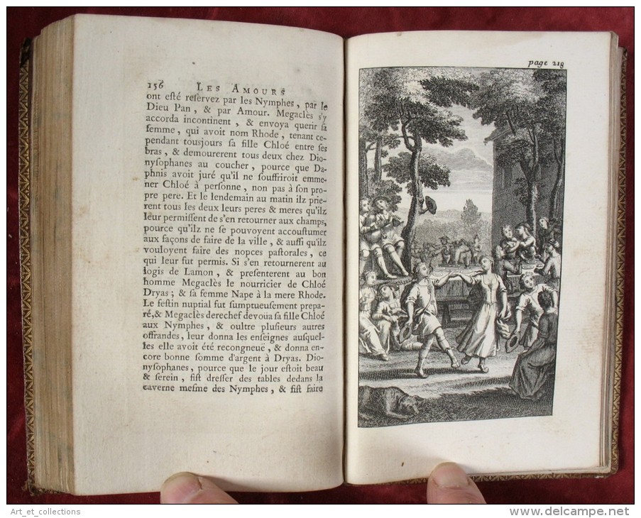 DAPHNIS Et CHLOÉ / Longus / Belle Édition De 1731 Illustrée Par J.-B. SCOTIN - 1701-1800