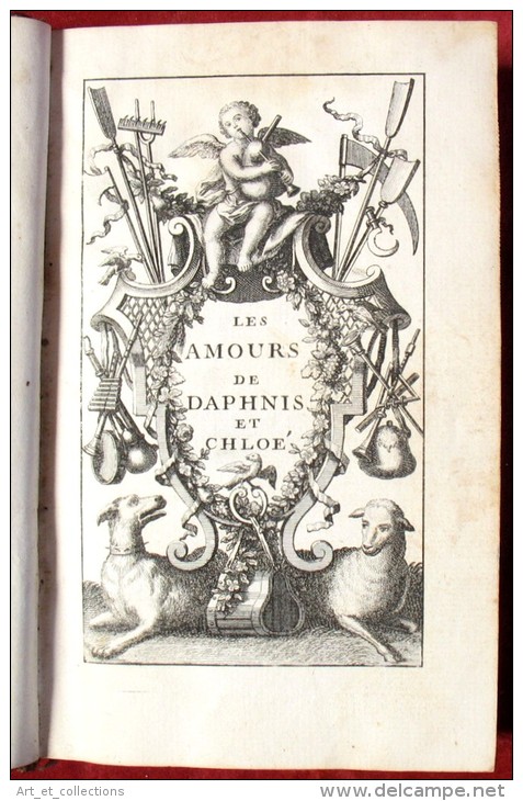 DAPHNIS et CHLOÉ / Longus / Belle Édition de 1731 Illustrée par J.-B. SCOTIN