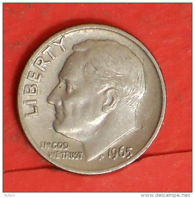 USA  1  Dime  1965   KM# 195a  -    (Nº03750) - 1946-...: Roosevelt