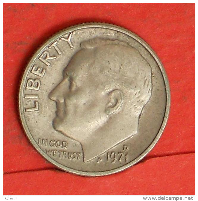 USA  1  Dime  1971 D   KM# 195a  -    (Nº03756) - 1946-...: Roosevelt