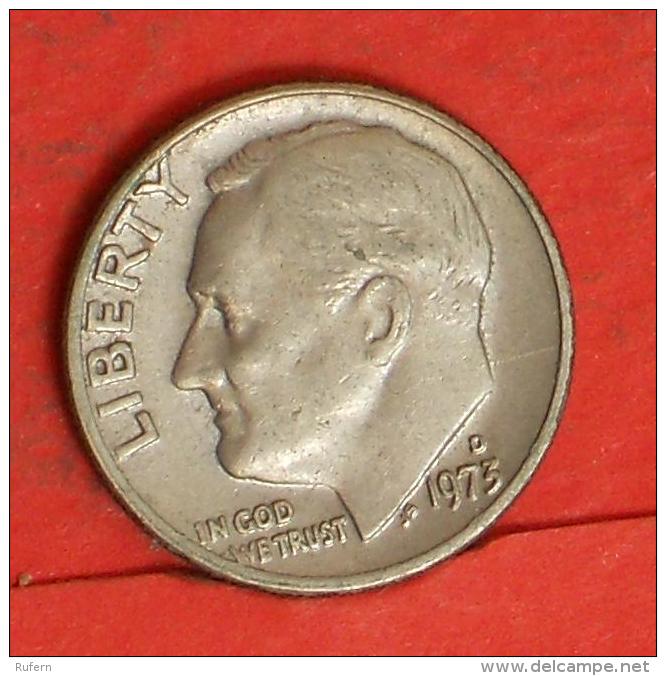 USA  1  Dime  1973 D   KM# 195a  -    (Nº03758) - 1946-...: Roosevelt