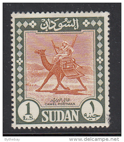 Sudan Used Scott #159a 1pd Camel Postman, No Watermark - Sudan (1954-...)