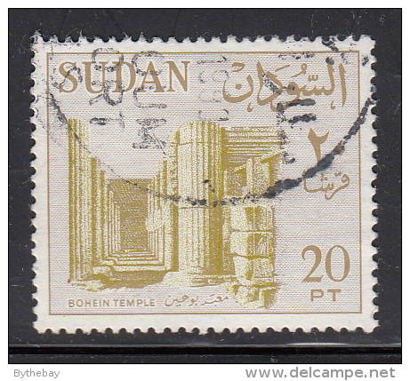 Sudan Used Scott #157a 20p Bohein Temple, 1500 BC, No Watermark - Soudan (1954-...)