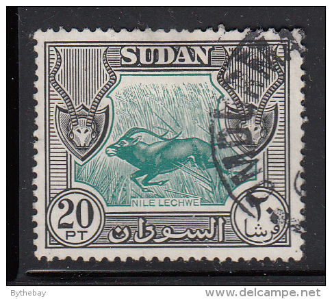 Sudan Used Scott #113 20p Nile Lechwe - Sudan (...-1951)