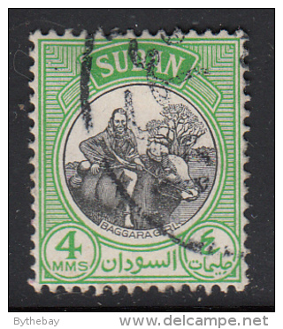 Sudan Used Scott #101 4m Baggara Girl - Sudan (...-1951)