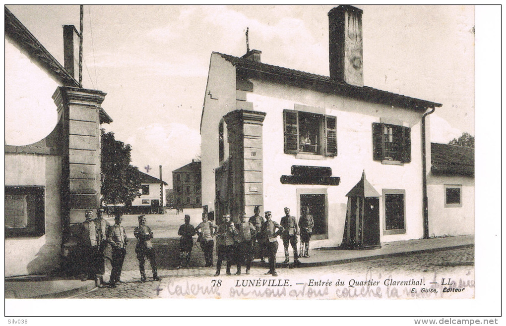 Luneville La Caserne  Entrée Du Quartier Clarenthal - Kazerne