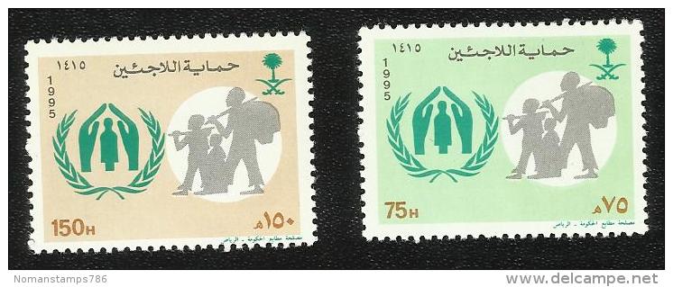 Saudi Arabia 1995  MNH  Refugee Care Emblem Mint Stamp - Saoedi-Arabië