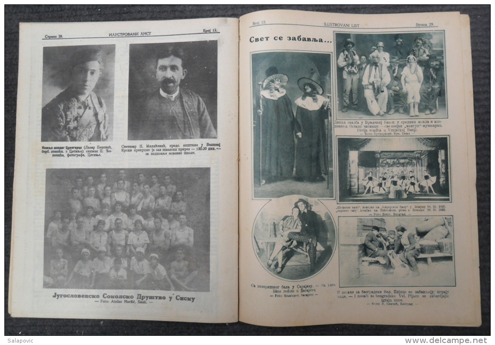 ILUSTROVANI LIST, BELJE, KRALJ ALEKSANDAR KRALJICA MARIJA S MAJKOM NA KONJIMA  1925   4 SCAN - Zeitungen & Zeitschriften