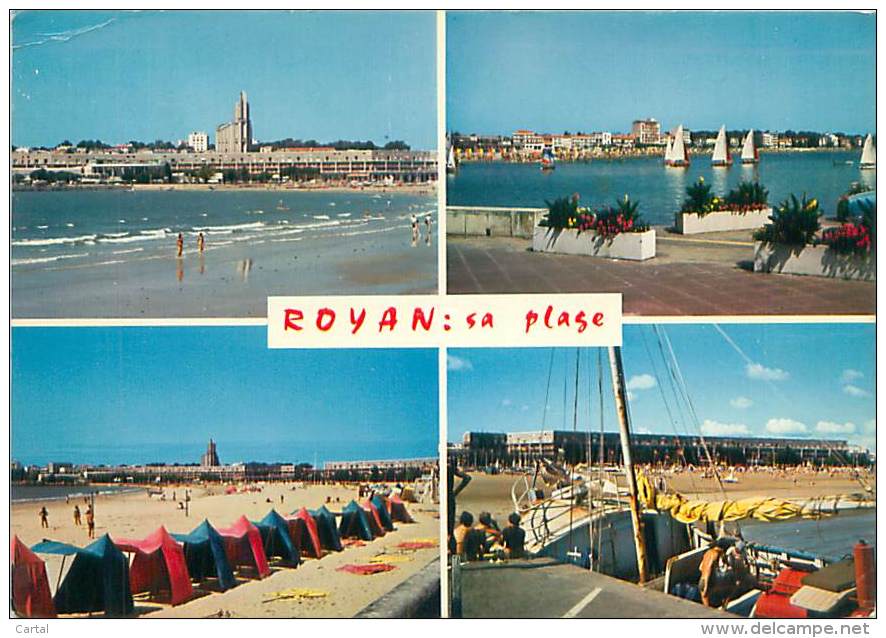 CPM - 17 - ROYAN : Sa Plage - Royan