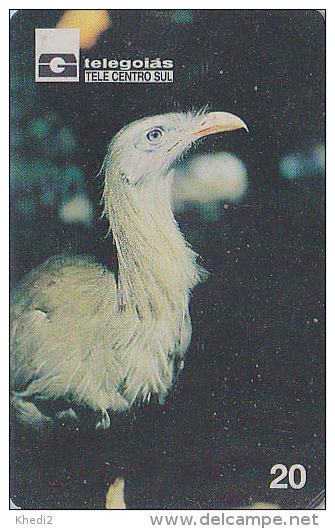 Télécarte Brésil - OISEAU Passereau - CARIAMA HUPPE - Bird Brazil Phonecard - Vogel Telefonkarte / Ave Uccello - 2413 - Pájaros Cantores (Passeri)