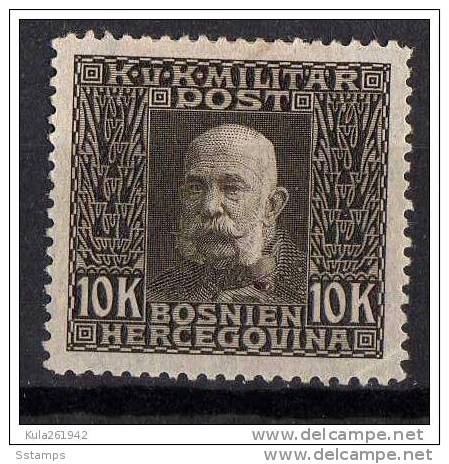 1912   AUSTRIA BOSNIA ERZEGOVINA RRR ERROR COLLOR HINGED INTERESSANTE - Ongebruikt