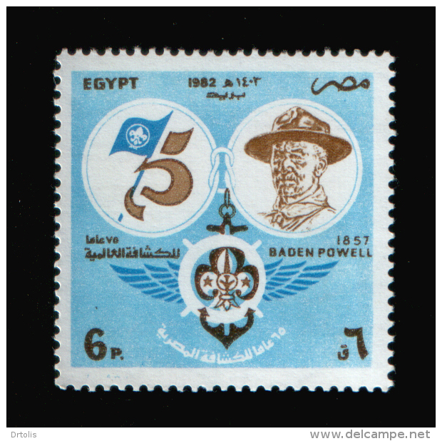 EGYPT / 1982 / UN'S DAY / SCOUTING YEAR / LORD BADEN-POWELL / BOY SCOUT MOVEMENT / MNH / VF - Neufs