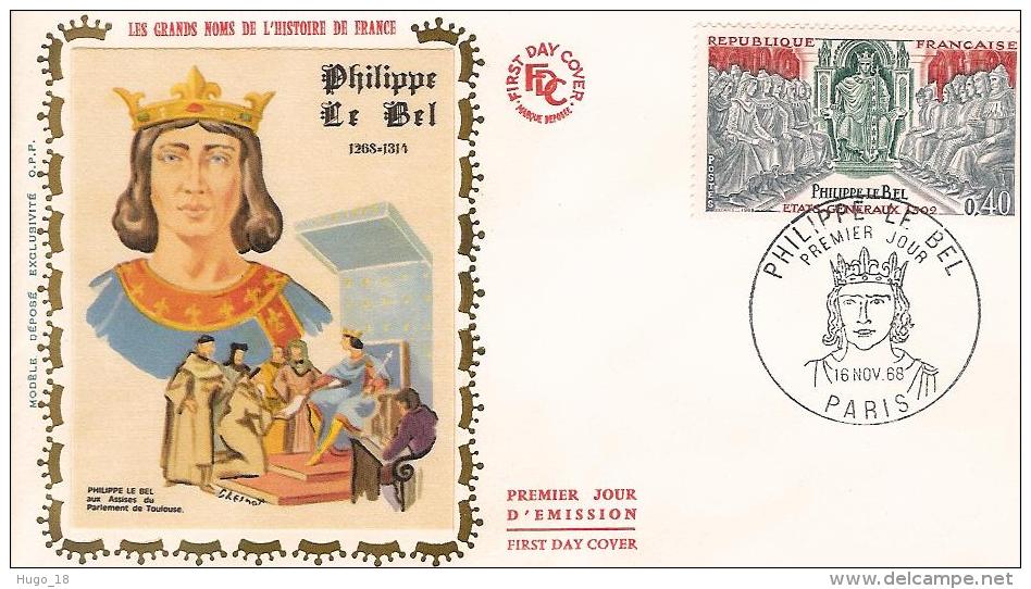 FDC France 1968: Philippe Le Bel - 1960-1969