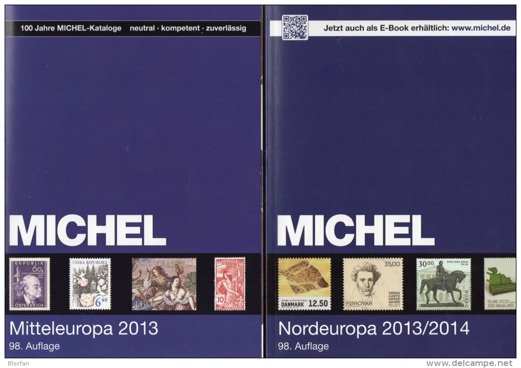 MICHEL Band 1+5 Stamp Europa Katalog 2013 Neu 120€ Stamps Mitteleuropa: A CZ CSR HU FL SK Nord-EU: SF N S Est Lit DK Lat - Magazines & Catalogs