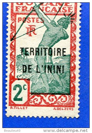 Territoire De L'Inini  RF 2c  Guyane Française - Autres & Non Classés