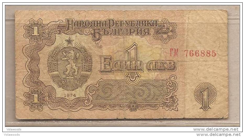 Bulgaria - Banconota Circolata Da 1 Leva - 1974 - Bulgaria