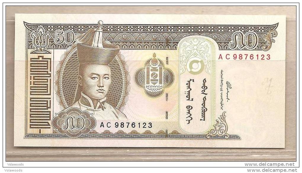 Mongolia - Banconota Non Circolata Da 50 Tughrik - 2000 - Mongolia