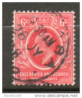 AFRIQUE ORIANTALE BRITANIQUE Edouard VII 6c Rouge 1907 N°126 - Nouvelle République (1886-1887)