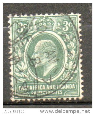 AFRIQUE ORIANTALE BRITANIQUE  Georges V 3c Vert  1912-21 N°134 - Nouvelle République (1886-1887)