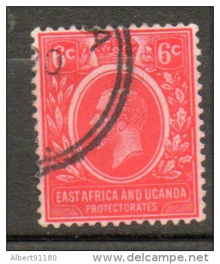 AFRIQUE ORIANTALE BRITANIQUE  Georges V 6c Rouge 1912-21 N°135 - New Republic (1886-1887)