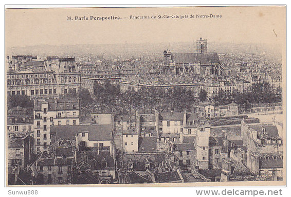 75 - Paris Perspective - Panorama De St-Gervais Pris De Notre-Dame - Multi-vues, Vues Panoramiques