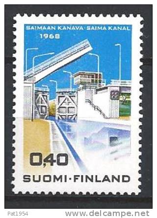 Finlande 1968 N°617 Canal De Saima - Ungebraucht