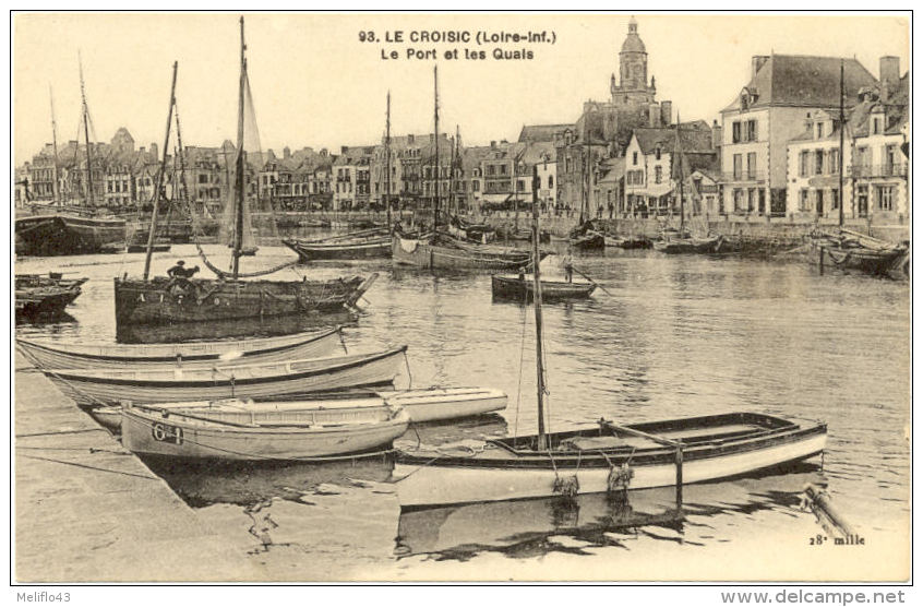 44/CPA - Le Croisic - Le Port Et Les Quais - Le Croisic