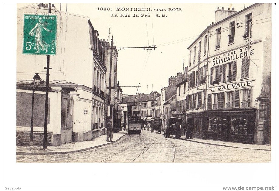 MONTREUIL-sous-BOIS - La Rue Du Pré - Montreuil