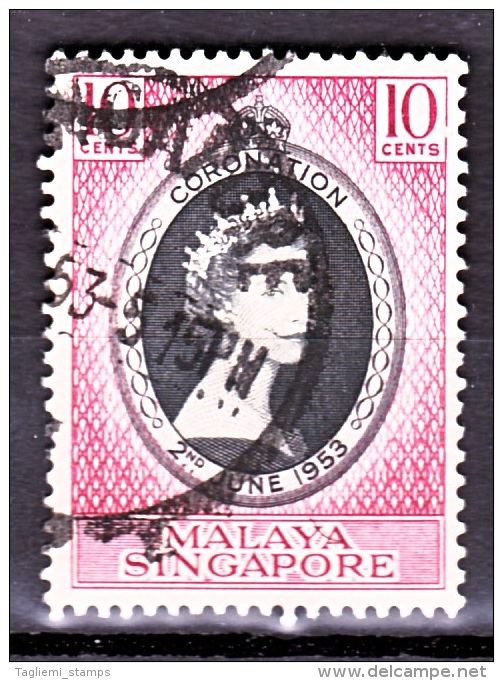 Singapore, 1953, SG 37, Used - Singapour (...-1959)