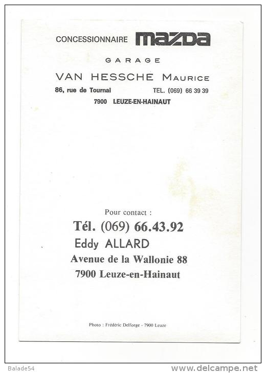 Carte Publicitaire - Cyril - Ernest - Eddy - Garage VAN HESSCHE Maurice - LEUZE-EN-HAINAUT - BELGIQUE - Leuze-en-Hainaut